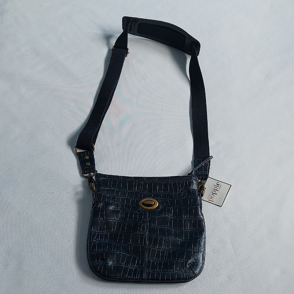 Elegant Black Crocodile Pattern‎ Shoulder Bag